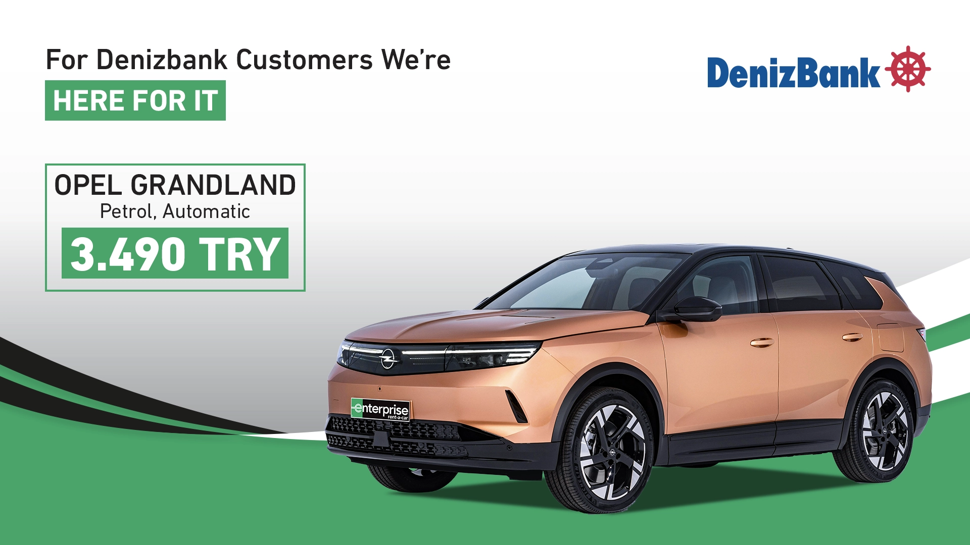 Don't Miss the Car Rental Advantages with Denizbank!