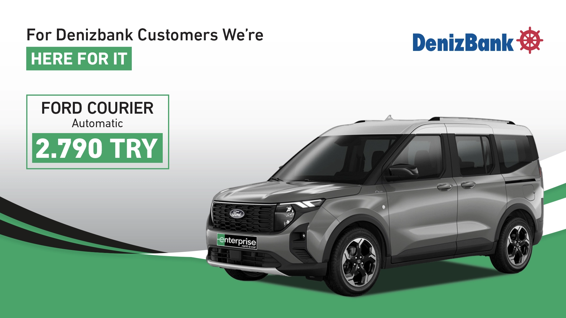 Don't Miss the Car Rental Advantages with Denizbank!