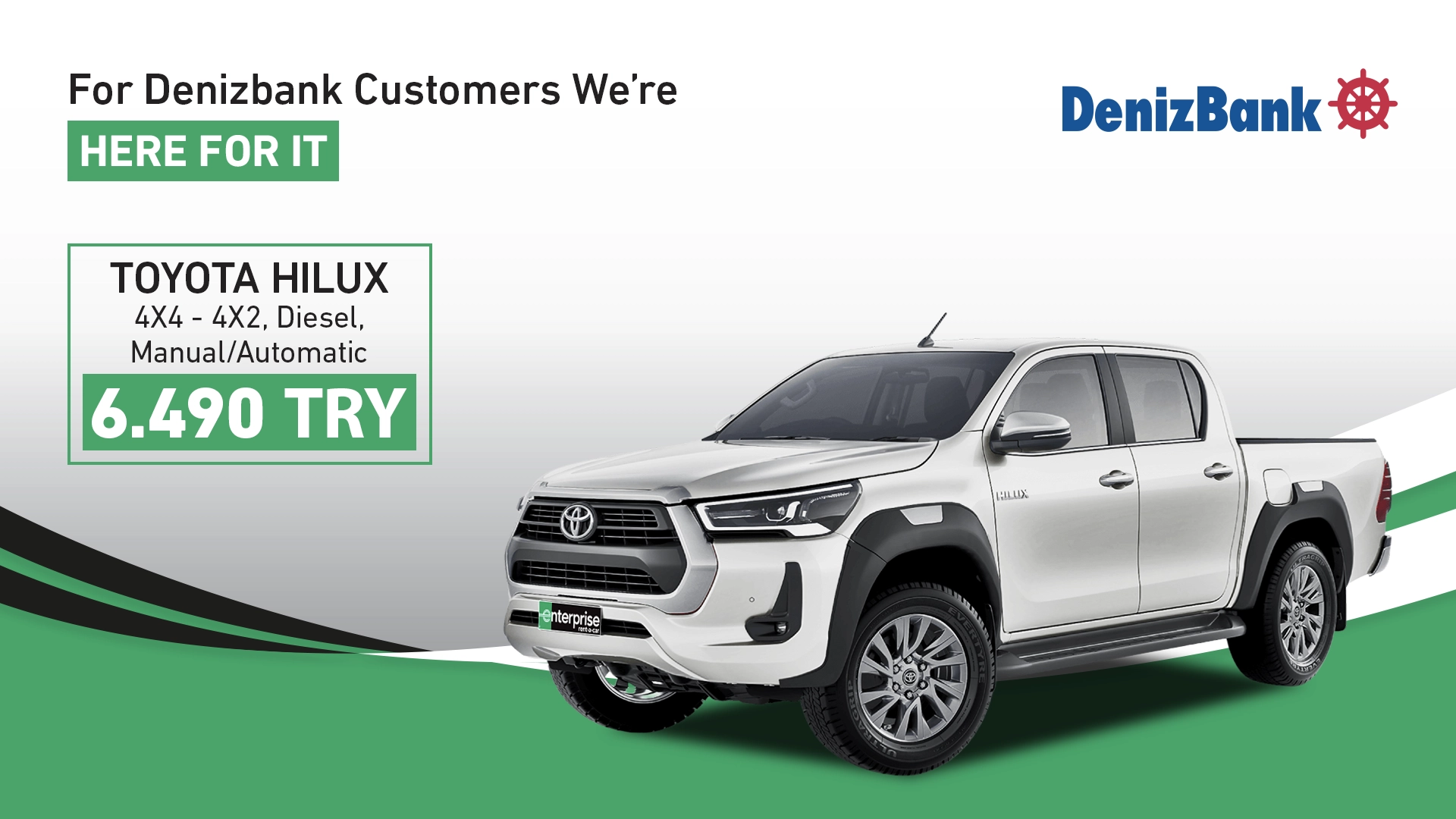 Don't Miss the Car Rental Advantages with Denizbank!