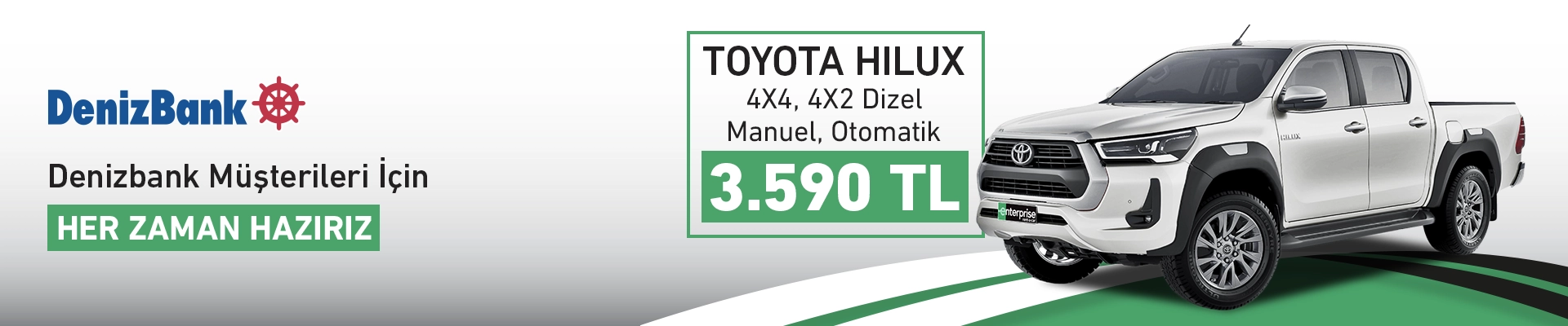 Denizbank ile Araç Kiralama Avantajlarını Kaçırmayın!