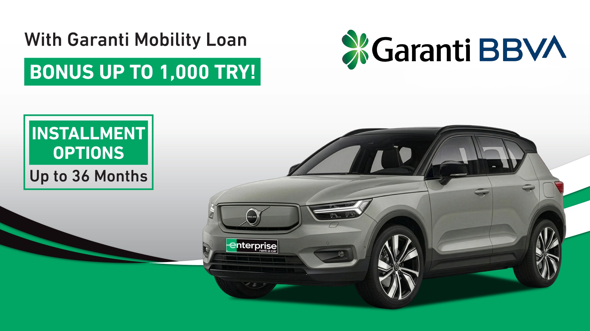 Garanti BBVA Instant Loan Bonus Offer at Enterprise!