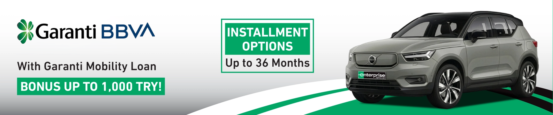 Garanti BBVA Instant Loan Bonus Offer at Enterprise!