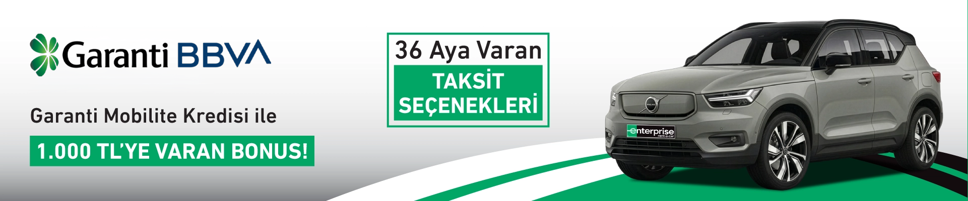 Enterprise’da Garanti BBVA Alışveriş Kredisi