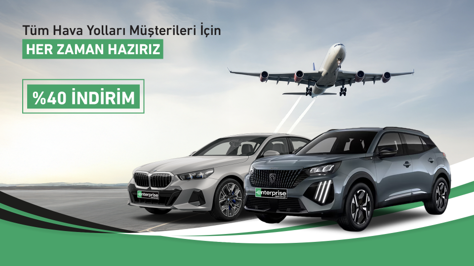 Tüm Hava Yolu Müşterilerine Özel Kampanya!