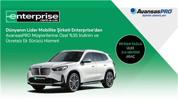 Enterprise'dan AvansasPRO müşterilerine özel, çok avantajlı araçlar!