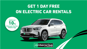 4 Days Free for Electric Vehicles and +1 Day Free for Rentals