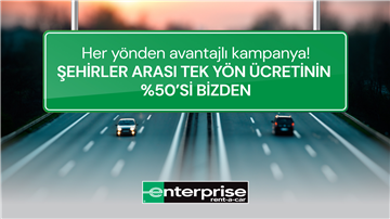 Tek yön seyahatler şimdi %50 daha hesaplı!