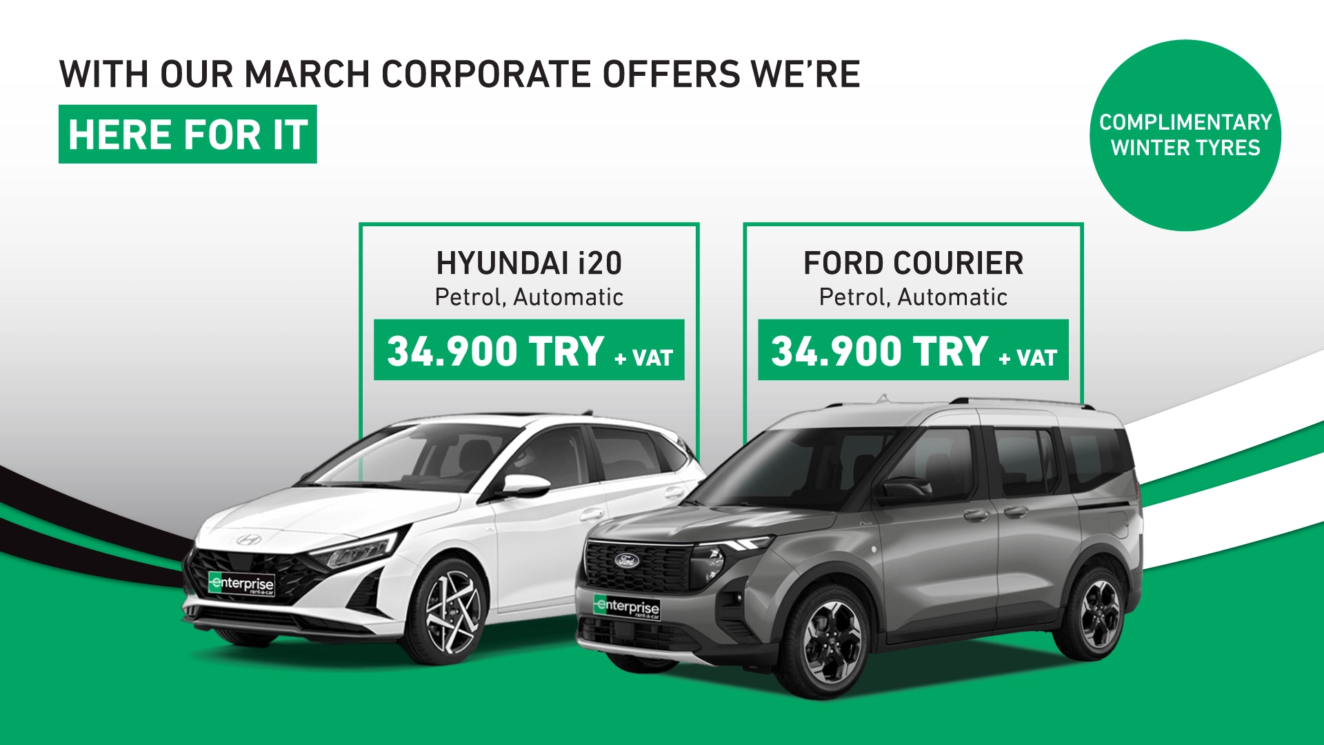 Advantageous Prices for Your Corporate Rentals!