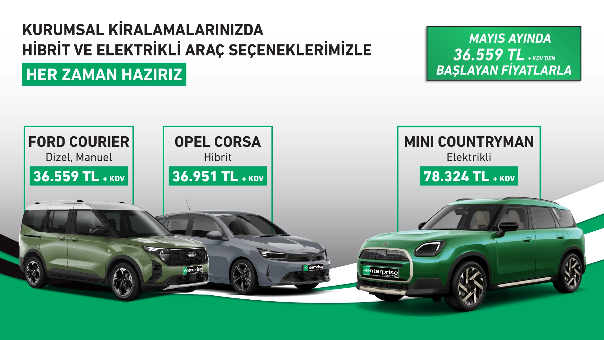 Kurumsal Kiralamalarınızda Avantajlı Fiyatlar!