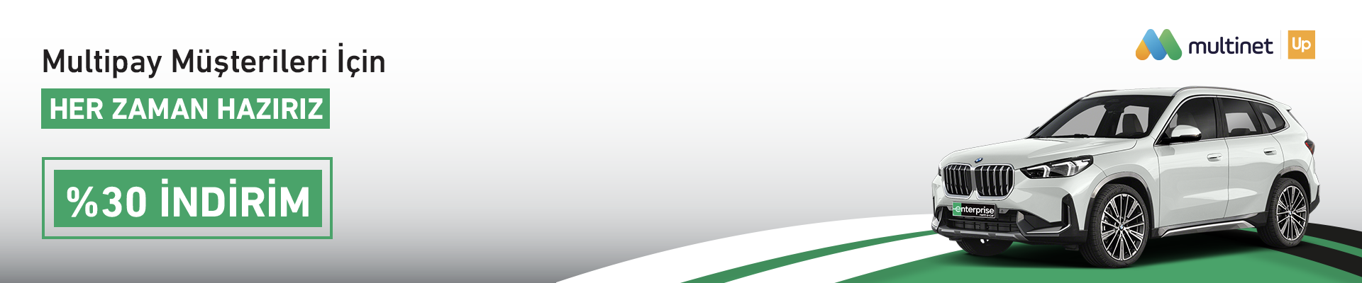 Multipay müşterilerine özel %30 indirim fırsatı! 