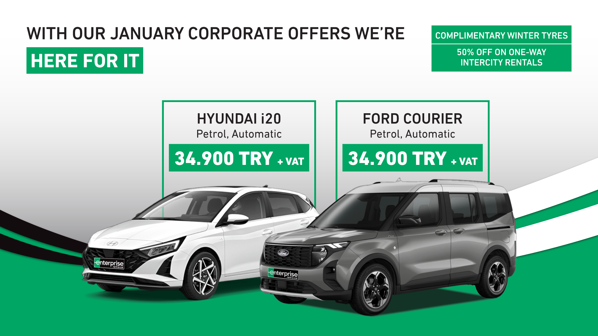 Advantageous Prices for Your Corporate Rentals!