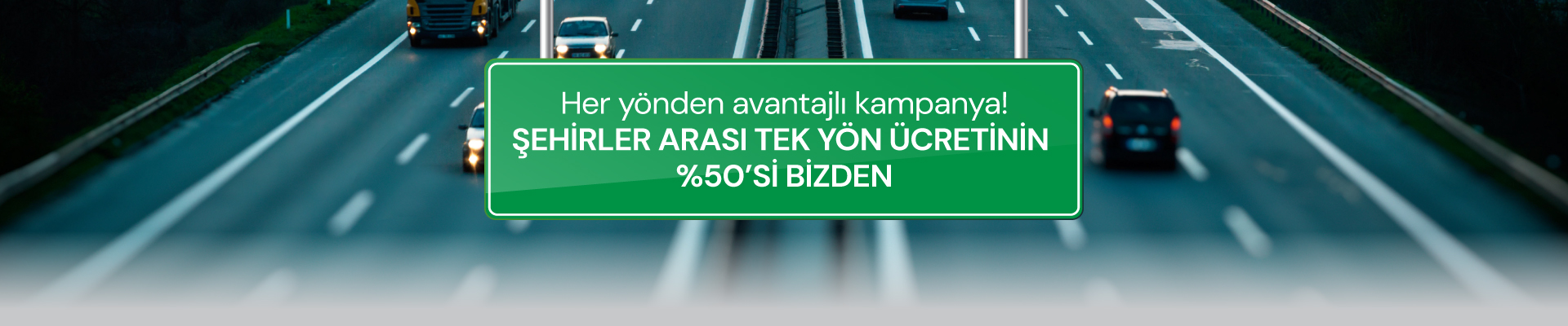 Tek yön seyahatler şimdi %50 daha hesaplı!