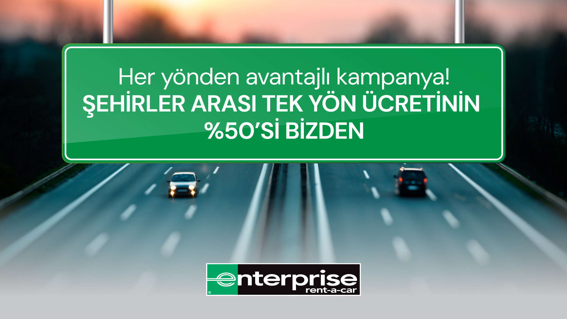 One-way trips are now 50% cheaper!