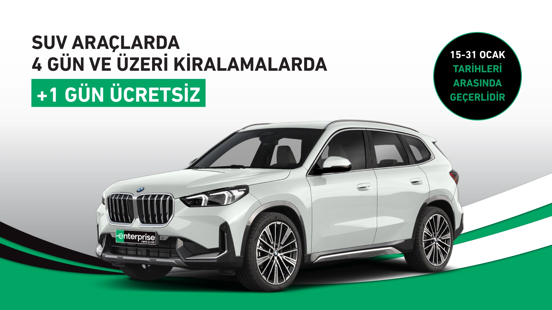 4 Days Free for Suv Vehicles and +1 Day Free for Rentals