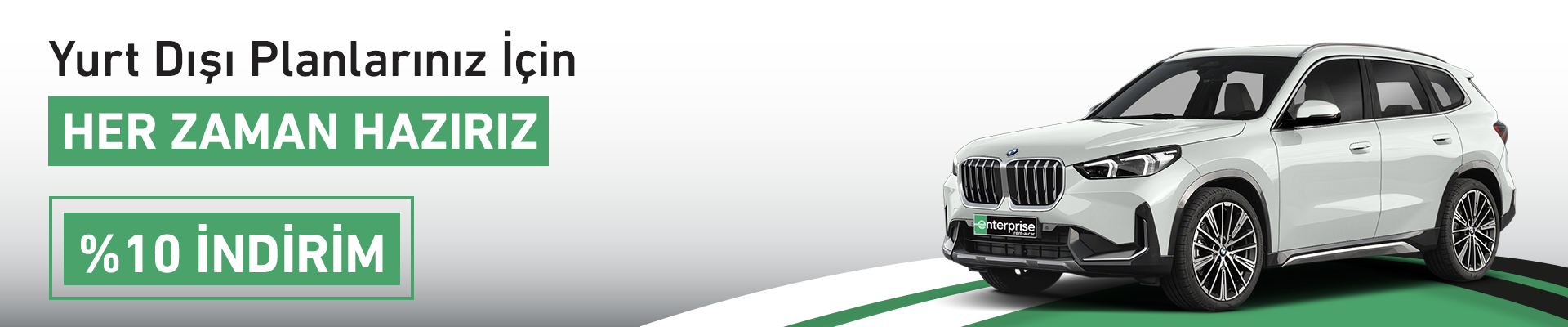 Yurtdışı Araç Kiralamalarınıza Özel %10 İndirim!