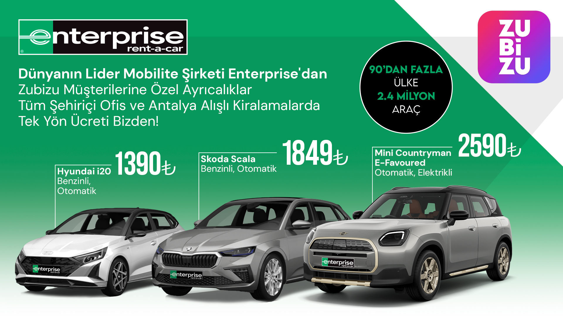 Zubizu Müşterilerine özel yıl boyunca indirim!