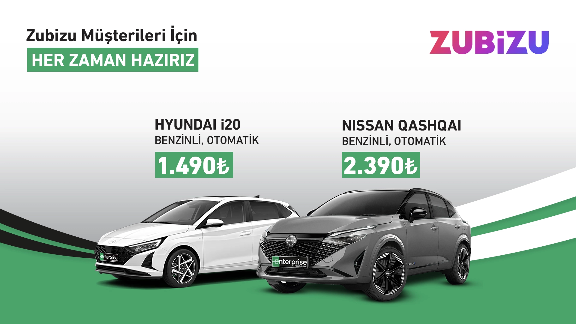 Zubizu Müşterilerine özel yıl boyunca indirim!