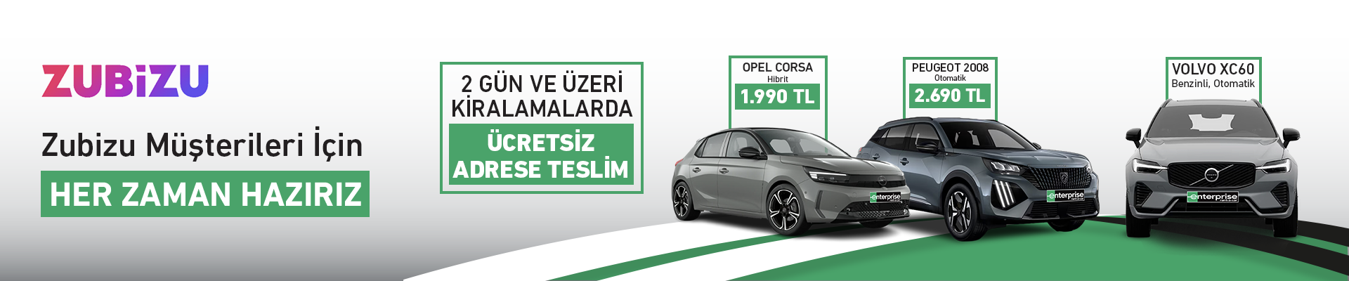 Zubizu Müşterilerine Özel Yıl Boyunca İndirim!